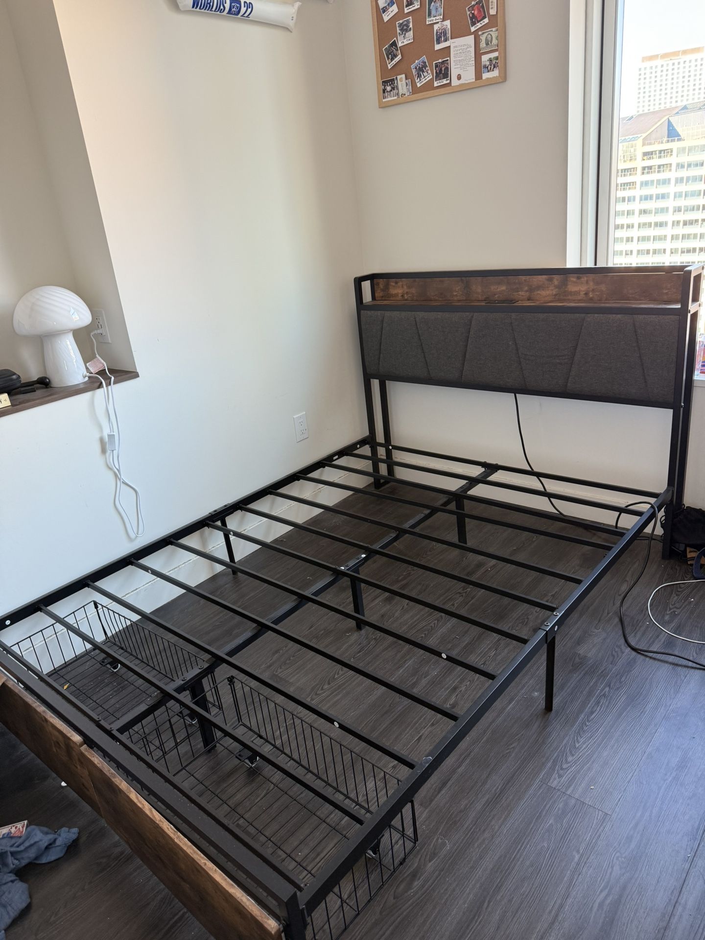 Full Bed Frame w/ USB A + Power Sockets