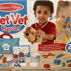 Melissa & Doug Examine & Treat Pet Vet Play Set