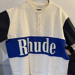 RHUDE QUARTER BUTTON UP