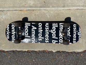Supreme Illegal Business Skateboard Ricta wheels, Venture trucks