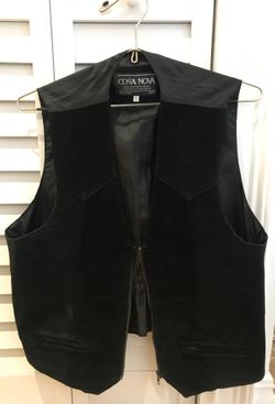 Suede Mans Vest