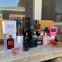 Women’s and men’s perfumes/colognes