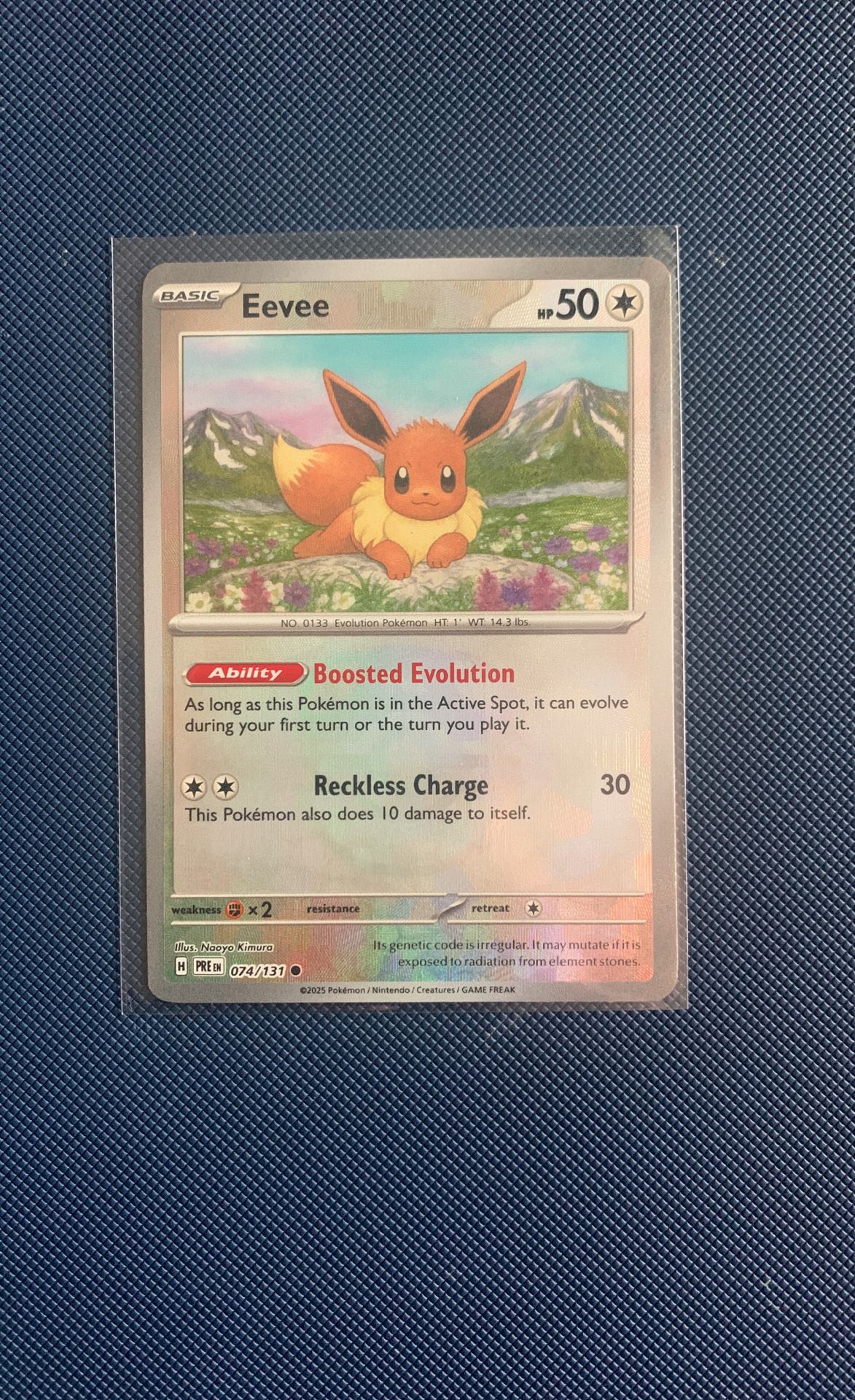 Eevee (Master Ball Pattern) - SV: Prismatic Evolutions (PRE) Pokemon Card Single