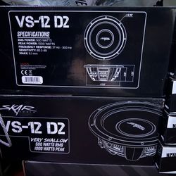 SKAR 12” SUBS 