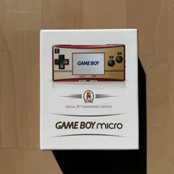 SEALED Nintendo Game Boy Micro - 20th Anniversary Special Edition