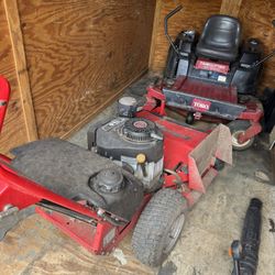 Toro Riding Mower And Kawasaki Push Mower 