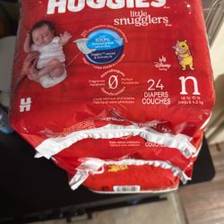 Newborn Diaper Huggies 24 Ct 