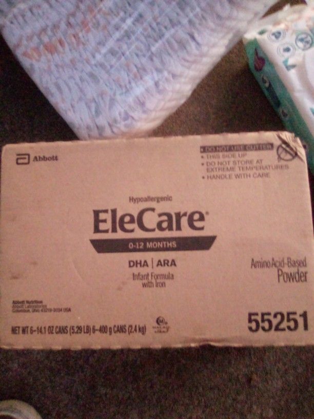 Baby Formula, Diapers, And Wipes