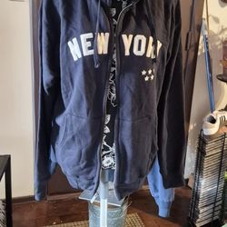 New York Hoodie Jacket By Blue Marilyn 
