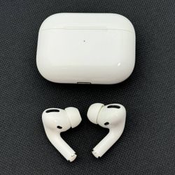 Apple AirPods Pro A2190 with Wireless Charging Case & Buds used tested working good Bluetooth headphones