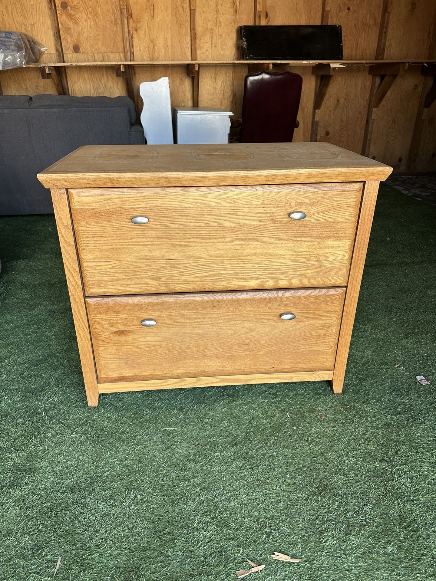 Wood Filing Cabinet (Sturdy And Good Quality)