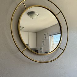 Decorative Shelves And Mirror