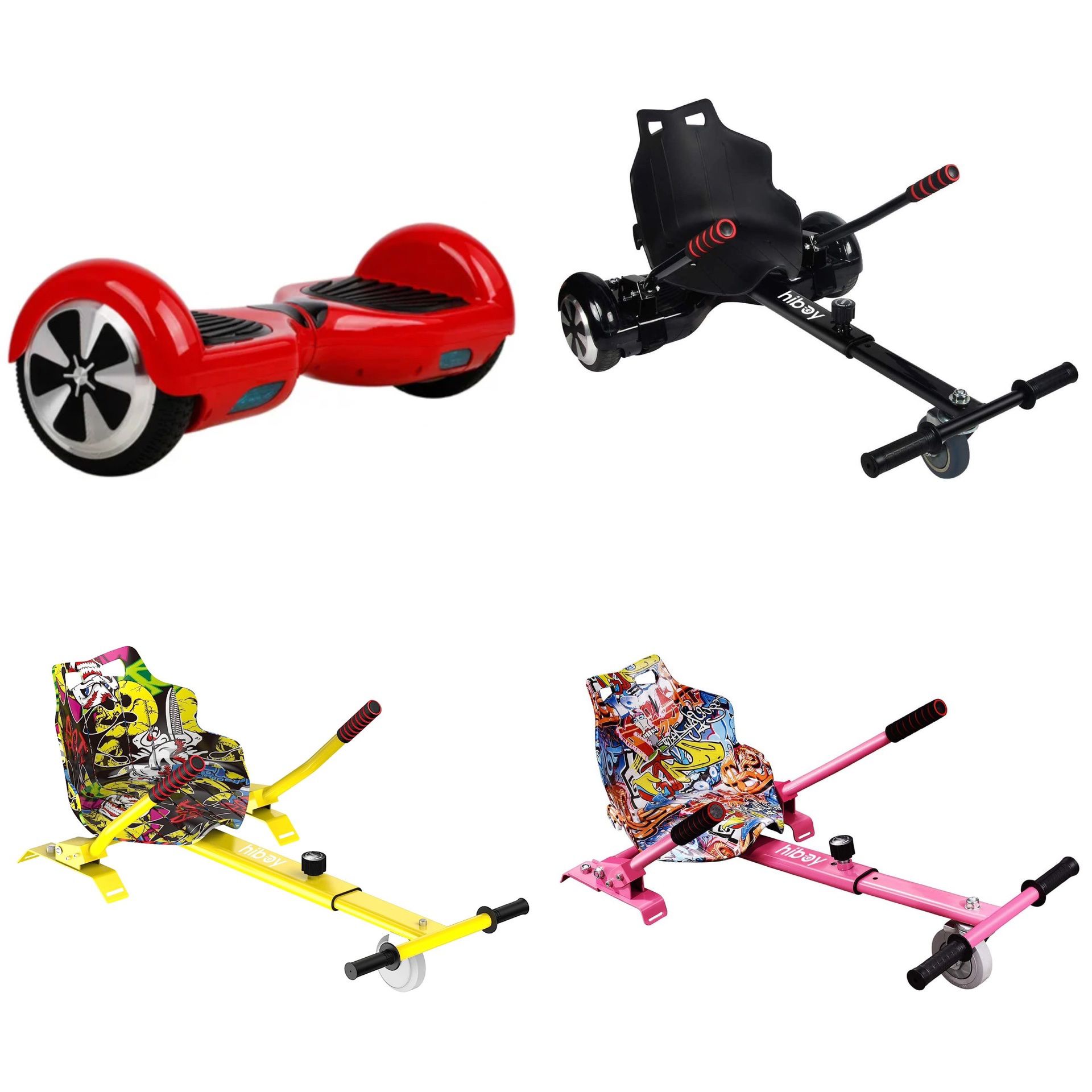 HoverKart, Toy, Hoverboard with the Hoverkart frame, GoKart. $150 INCLUDE BOTH THE HOVERBOARD AND THE FRAME!
