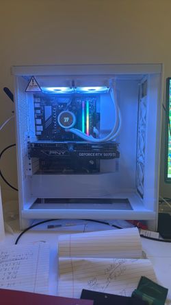 RTX 5070 Ti Gaming PC Ryzen 9800X3D DDR5 NZXT White