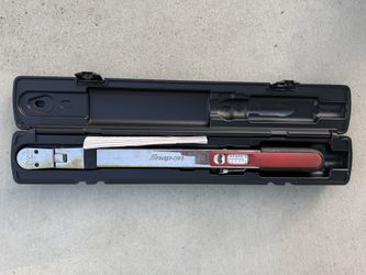 SNAP-ON TQR250E TORQUE WRENCH 40-250LBS 1/2" drive with case