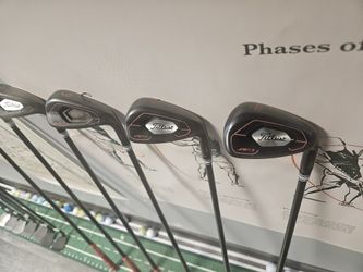 Titleist AP3 Iron Set - 6 thru W, G - Black Finish with Red - X Stiff Black Project X LS Shafts
