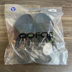 NWT OOFOS OOahh Recovery Slides Sandals Black Women’s 11 / Men’s 9