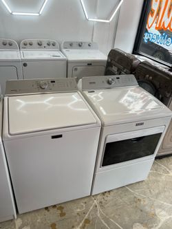 Maytag extra large capacity washer and dryer