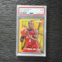 2014 Panini Prizm Paul Millsap Gold Prizm PSA 9