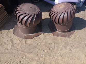 2 Auminum Roof Turbine Available In Good Working Conditions