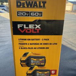 Dewalt 2 Pack 20v/60v Batteries