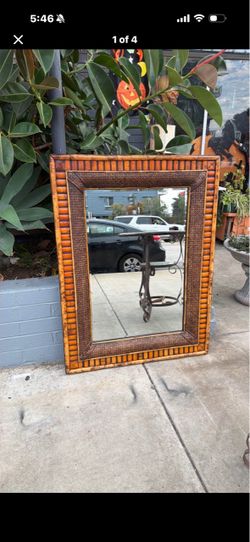 Bamboo mirror 53 by 40