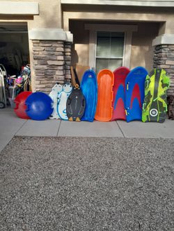 Snow Sleds Toboggans $10-$20 each See All Photos Read Description