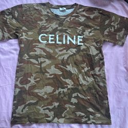 MEN CELINE CAMO T SHIRT XS