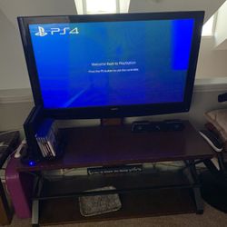 50in TV And Stand