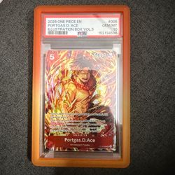One Piece Card Game Portgas D. Ace Illustration Box Vol.5 PSA 10 GEM MT