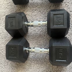 25 Pound Dumbbell Pairs 