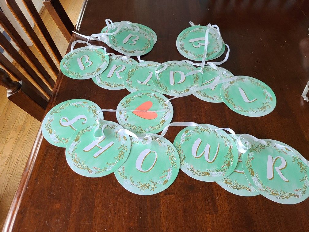 Bridal Shower Banners