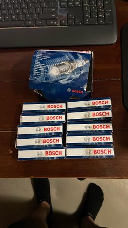 New Set Of 10 Bosh Double Iridium OE Fine Wire Spark Plugs