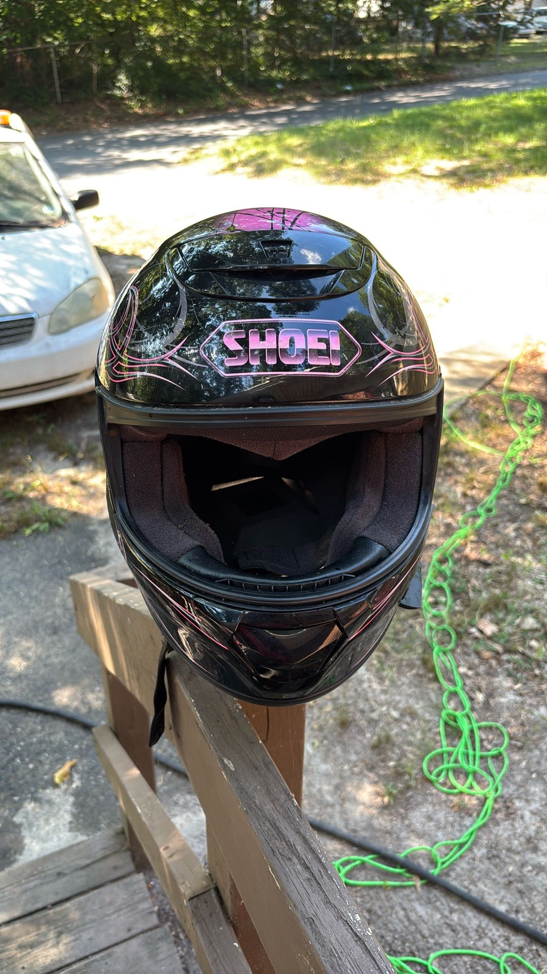 SHOEI Full Face XR-1100 PINK BLACK M 57cm Size Motorcycle Helmet