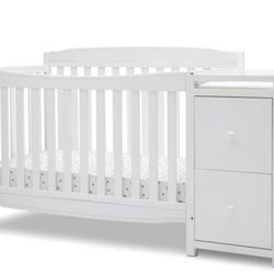 Delta Children Mason 6-in-1 Convertible Crib and Changer