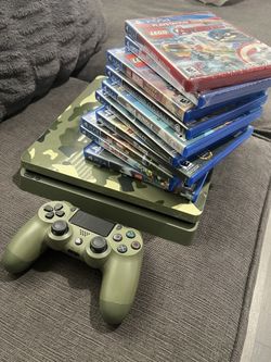 Ps4 slim especial edition with games 