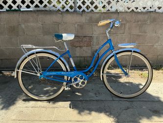 All-Original Vintage Schwinn American Bicycle w/ Rear Chrome Rack & Fender Light