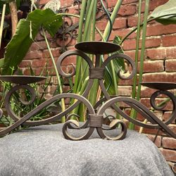Iron Candle Holder