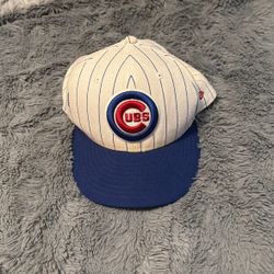 Chicago Cubs Pinstripe Hat 7 3/8