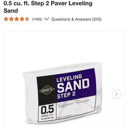 Leveling sand