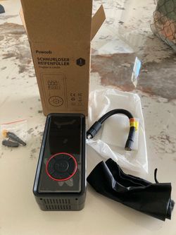 Cordless tire inflator . Compressor air