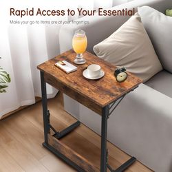 4 Folding End Side Tables C-Shipped