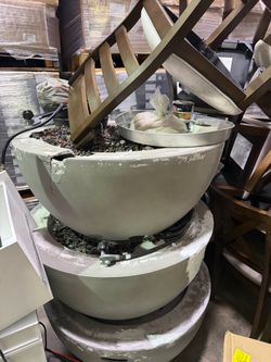 Round fireplace