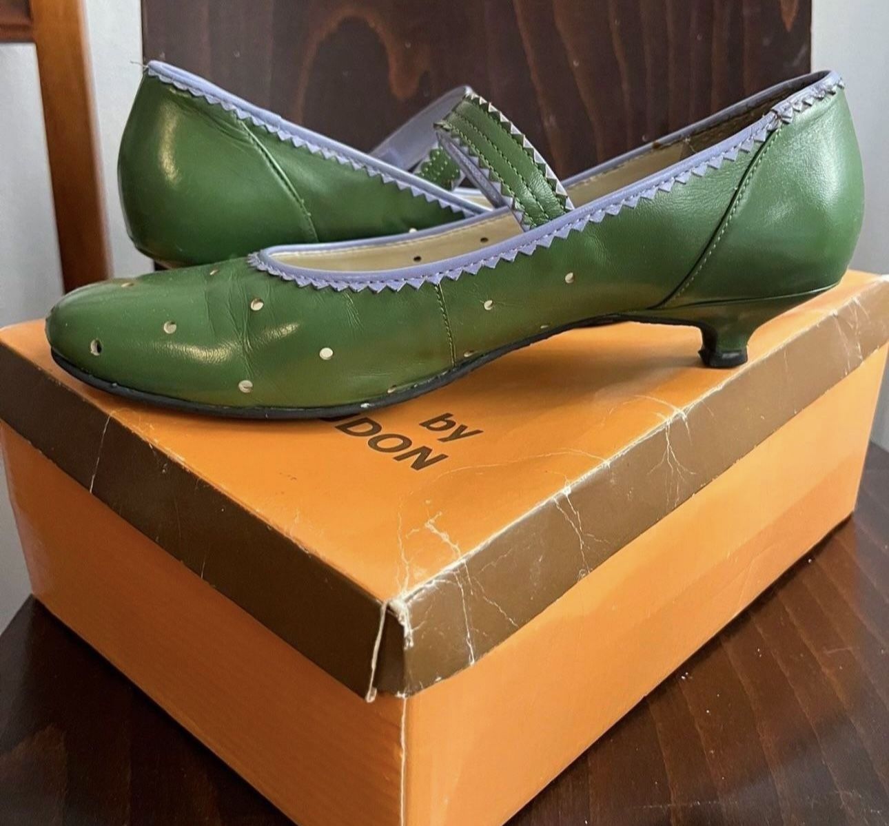 Green Kitten Heels - Brand New