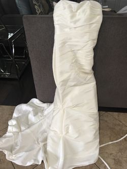 Bridal dress size 8 beige
