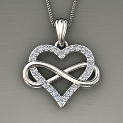 Infinity Heart Pendant 
