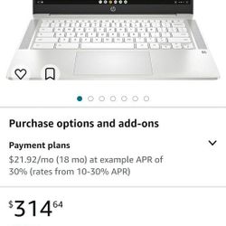 New Hp 14 In Chromebook 