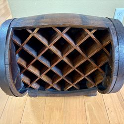 Wine Barrel Wine Rack