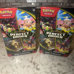 X2 Pokemon Perfect Order Booster Bundles