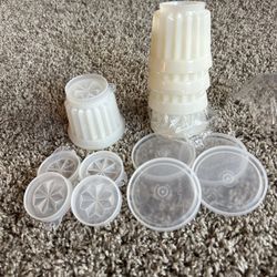 Tupperware Individual Jello Mold Set of 5